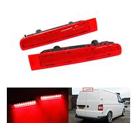 2 luces LED de freno para puerta trasera de granero de alto nivel central de alto nivel izquierda y derecha para Transporter T5 Caravelle Multivan MK V 2003-2015