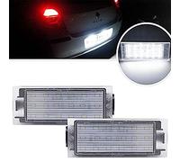 2 luces LED para matrícula luz matricula compatible con Renault Clio III IV Laguna Megane 2/3 Kangoo Kadjar Twingo Trafic Master Bus Kasten