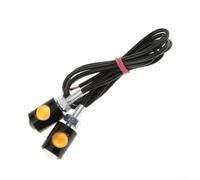 2 Luces LED para moto Ámbar Impermeables 2 Luces LED para moto(red light) | Ámbar/blanco/rojo, IP65 impermeable, anti- para polvo, aleación zinc, 12V/24V