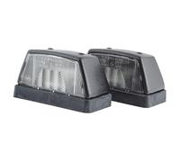 2 Luces para Matrícula Derecho 6V R10W Halógeno Transparente HELLA U. A. Scania