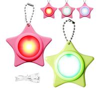 2 luces para perros, luz LED recargable, luz de seguridad USB, luz de advertencia LED, resistente al agua, colgante de luz para perros, 4 modos de luz, mochila escolar para niños, collar de perro para