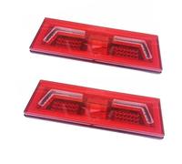 2 Luces Traseras LED Piloto Trasero Camion con 5 Funciones, 12 V 24 V, para Camiones, Tractores, Excavadoras, Remolque