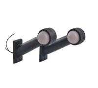 2 Luz Contorno Lateral Extensión 24V R5W Halógeno HELLA para entre Otros Scania