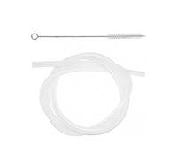 2 M Milk Tube Milk Hose with Cleaning Brush Clips Applicable To Ninova Jura Melitta Krups Severin