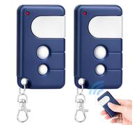 2 mandos a distancia para puerta de garaje de 433,92 MHz compatibles con Hörmann & Chamberlain LiftMaster (84335EML/84333E/94333E/ML500/ML750/ML850) - Mando a distancia de repuesto para modelos