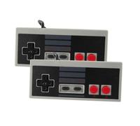 2 Mandos de Repuesto Cableados Mini, Cable 10ft Compatible con Nintendo NES Classic Edition, para sesiones multijugador de juegos retro