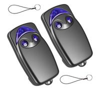 2 Mandos Garaje 433 92 MHz con Rolling Code Compatibles con Nice FLO2R-S FLOXR FLOX2R OXI OX2 Alcance 30m 2 Botones Clonador Universal Fácil Programación Batería Incluida