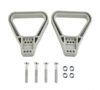 2 mangos de conector de alta corriente resistentes de 120 A/175 A 600 V para batería de carretilla elevadora de desconexión rápida, accesorio de alimentación industrial compatible con (175A-gris)