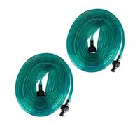 2 Mangueras de riego para jardín, Lista para Usar, Aspersión, 8,2 Metros, Verde