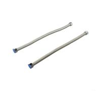 2 mangueras flexibles de acero inoxidable para calentar el agua de 3/4 pulgadas, 50 cm, diseñadas para su uso con calentadores de agua a gas y calderas montadas en la pared, resistentes a fugas