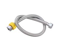 2 mangueras trenzadas flexibles de acero inoxidable 1/2 pulgada a prueba explosiones for ducha y baño para Cocina(Color B,200cm)