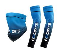 2 Manguitos Ciclismo Mangas de Brazo con Protección UV Mangas de Hielo Frescas Antideslizantes de Verano Unisex Mangas Solar Para Exteriores Para Hombres son Adecuadas Para Deportes Aire Libre