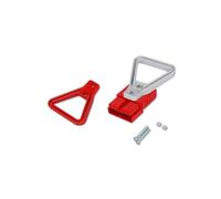 2 manijas de conector de alimentación de carretilla elevadora estilo 120A/175A 600V con tornillos, accesorios de conexión y desconexión rápida de batería, reemplazo rojo y gris (120A-gris)