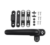 2 manijas de ventana universales de aleación de aluminio para mano derecha/izquierda para interruptor de doble acristalamiento seguridad de puerta de ventana color negro