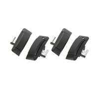 2 manijas exteriores de puerta izquierda y derecha para Nissan 350Z (2003-2009), color negro, 80607-CD41E y 80607-CD41D.