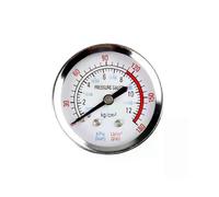 (2) Manómetro de presión de aire de 1/4/1/8" con rosca macho, tipo dial, para compresor de aire. Rango: