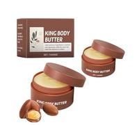 2 manteca corporal para la piel para hombres, mantequilla hidratante corporal, ingredientes naturales, alivia la sequedad, reduce las líneas finas y refina la piel, para todo tipo de piel