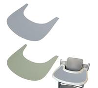 2 manteles Individuales de Silicona para Silla Alta Stokke Tripp Trapp, Bandeja para Silla Alta de bebé, manteles Individuales para Alimentos para bebés, niños pequeños
