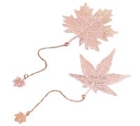 2 Marcapáginas De Hojas De Sicomoro, Marcapáginas De Metal, Marcapáginas Elees, Marcapáginas Creativos, Marcapáginas De Regalo