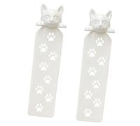 2 marcapáginas inspirados en felinos para libros de texto, ficción, libro de cumpleaños, amantes y estudiantes, marcador permanente de lectura