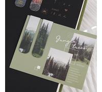 2 marcapáginas magnéticos con patrón literario clásico, proporcionan una sujeción magnética firme para mantenerlo en su lugar, adecuado para libros, planificadores y documentos de oficina (3)