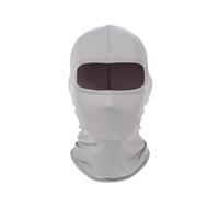 2 máscaras de esquí for Hombre y Mujer, máscara Facial for Ciclismo, Cubierta for la Cabeza, Bufanda Deportiva a Prueba Viento, for Bicicleta para Esquí Ciclismo(Light Grey)