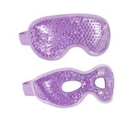 2 máscaras de gel para ojos reutilizables, terapia de frío caliente, máscara de ojos para hinchazón, ojeras, bolsas para ojos, ojos secos, dolores de cabeza, migrañas, alivio del estrés, máscara