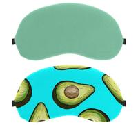 2 máscaras para dormir de aguacate receta, antifaz para hombres y mujeres, sin presión, antifaz para dormir transpirable, bloqueo de luz