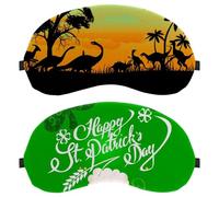 2 máscaras para dormir, Lucky Clover Happy St Patrick, antifaz para dormir para mujeres y hombres, máscara de ojos transpirable