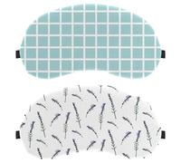 2 máscaras para dormir Nature is Beautiful, antifaz para hombres y mujeres, sin presión, antifaz para dormir transpirable, bloqueo de luz