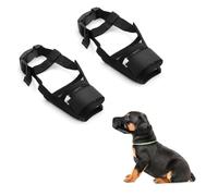 2 máscaras para perro de malla transpirable y bozal duradero para perro con lazo ajustable