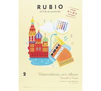 2 Matemáticas con ábaco. Descubre Rusia | RUBIO | Sumas con equivalencias +1, +2, +3, +4
