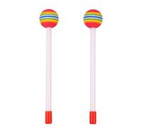 2 mazos de batería Orff EVA for mejorar la percepción musical, ejercitar percusión manual y fortalecer los brazos Para BateríA
