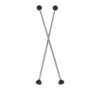 2 mazos de marimba con cabeza suave, mazo de tambor de lengua de marimba de doble cabeza, baquetas de percusión de plástico de silicona para principiantes y estudiantes