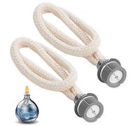 2 Mechas para Lámpara Catalítica de Aromaterapia 18 mm Repuesto para Lámpara de Aceite y Difusor Catalítico | Mecha Cerámica de Alta Absorción para Perfume, Purificación y Fragancias en el Hogar