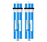 2 membranas ósmosis inversa 75-800 GPD, elemento repuesto para filtro membrana ósmosis inversa, para sistema filtración agua potable ósmosis inversa bajo el fregadero(3013-400G)