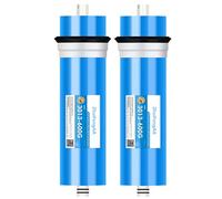 2 membranas ósmosis inversa 75-800 GPD, elemento repuesto para filtro membrana ósmosis inversa, para sistema filtración agua potable ósmosis inversa bajo el fregadero(3013-600G)