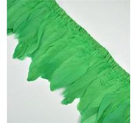 2 meter ganzenverenversieringen voor bruiloften, feestdecoraties, franjes voor kleding, macraméveren, doe-het-zelf gekleurde pluimen, linten voor knutselwerkjes - gr