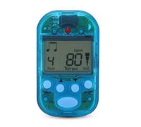 2 metrónomos digitales LCD con clip, metrónomo digital para guitarra, música portátil, pulsadores de ritmo para instrumentos musicales como piano, guitarra, violín y batería. (Blue)