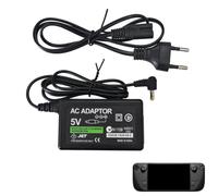 2 Metros Cable de Carga rápida con Adaptador 5V 2A, Compatible con Sony PSP 1000 2000 3000 PSP Street, diseño Compacto, protección contra sobrecargas, conexión Estable, Carga eficiente y portátil