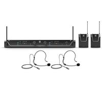 2 micrófonos inalámbricos diadema ld u306 ldu306bph2