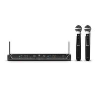 LD Systems U305 HHD 2 - Dual - Sistema inalámbrico con 2 Micrófonos de Mano dinámicos - 584-608 MHz