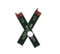 2 minas de superpolímero, 0,5 mm, color negro, 2B, para arte, manualidades, dibujo, bocetos, compatible con Pilot, Steadler, Faber Castel, incluido por GetInStyle Shop