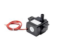 2 mini bombas de agua sumergibles ultra silenciosas CC 12 V 3.6 W 240 L/H, tasa de flujo impermeable, sin escobillas (manguera de 1 metro)