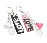 2 Mini Coles De Bádminton, Coles Interesantes, Coles De Estilo Creativo, Coles De Elementos Deportivos, Coles Decorativos