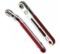 2 mini destornilladores de trinquete de 1/4 pulgadas hexagonal plano/cabeza de codo, mango de accionamiento reversible para herramientas manuales de bricolaje