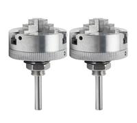 2 mini mandriles de torno, portabrocas de aleación de zinc de 3 mandíbulas, vástago de 6 mm, portabrocas M12 x 1 con varilla de conexión de taladro eléctrico manual, portabrocas de extensión de tres