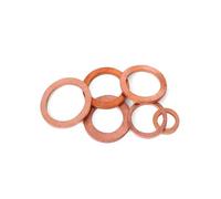 2 mm de espesor M4 5 6 7 8 10 12 14 15 16 17 18 20 21 22 24 26 Arandela cobre Junta sólida Sello del tapón cárter ID X OD Espesor(24x29x2mm)