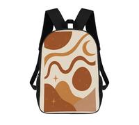 2 Mochilas Abstract Celestial Landscape - Surreal Night Sky And Dreamy Nature Wall Art Mochila Escolar Para Niños Mochila Escolar Impresa En 3D Para Niños Estudiantes De Primaria Y Secundaria 17inch