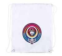 2 Mochilas DE Cuerdas Logo reivindicacion empoderada Feminista Mujer Playa Piscina Picnic Excursion Personalizada